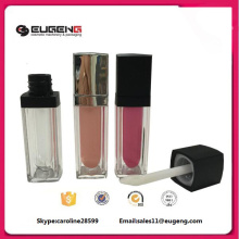 lipstick shape square plastic lip gloss container